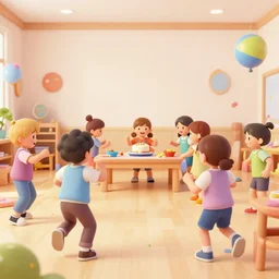 kindergarten rave party