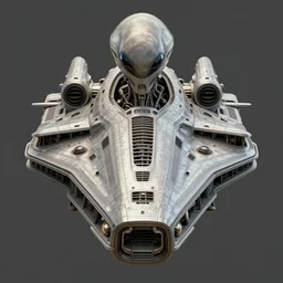 front shot of an alien cargo ship, intricate, elegant, highly detailed, centered, artstation, concept art, smooth, sharp focus, artgerm, tomasz alen kopera, peter mohrbacher, donato giancola, joseph christian leyendecker, wlop, boris vallejo ), mugshot, ugly, octane render, nvidia raytracing demo, grainy, muted