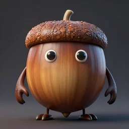 photo of acorn monster, high detail, 4 k, ultra realistic