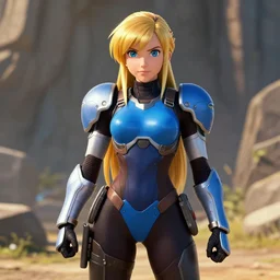 Emily blunt as samus in Metroid