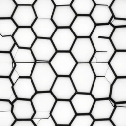 highly detailed black and white geometric pattern, repetition, hexagon, high contrast, no curves, fractal, sacred geometry, sharp angles, symmetry, order
