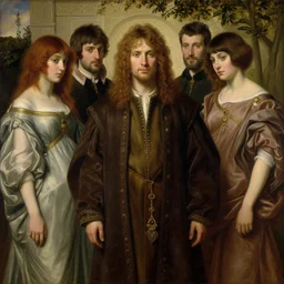a beautiful painting of elrond by John Everett Millais and Dante Gabriel Rossetti and John Collier and john william waterhouse, pre-raphaelite, detailed, trending on artstation, hd, masterpiece
