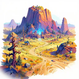 tundra, digital art, concept art, magic fantasy, vibrant colors, high contrast, highly detailed, trending on artstation, 8k, andreas rocha, sylvain sarrailh, darek zabrocki, finnian macmanus, dylan cole, liang mark, albert bierstadt, sung choi, peter mohrbacher, greg rutkowski, studio ghibli