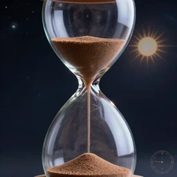 sandclock, clock, time , high quality, high details, 🌌, high detail photo, 🌠,digital art,