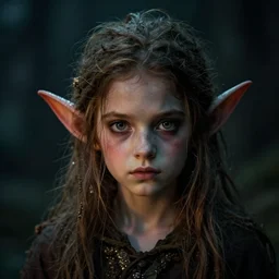 portrait, Evil little gnome fairy , one face, dramatic lighting, cinematic, establishing shot, extremly high detail, photo realistic, cinematic lighting, post processed, concept art, artstation, matte painting, style by eddie mendoza, raphael lacoste, alex ross