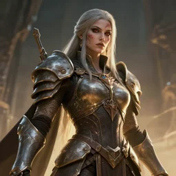 portrait of a sith priestress in brutalist relic armor, mythology, scars, intense, an ultrafine hyperdetailed illustration by kim jung gi, irakli nadar, sharp focus, fantasy, d & d, light from below, unreal engine 5, global illumination, radiant light