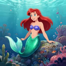 ariel the mermaid in real life