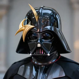 sora from kingdom hearts 3 using the darth vader helmet