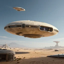 Realistic panoramic photo of Coruscant Star Wars
