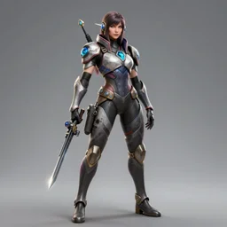 a portrait of a starcraft sniper woman, blizzard character portrait, nova, ultra realistic, wide angle, intricate details, the fifth element artifacts, highly detailed by peter mohrbacher, boris vallejo, craig mullins