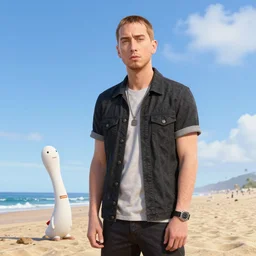 eminem as a pixar disney character from up ( 2 0 0 9 ), unreal engine, octane render, 3 d render, photorealistic