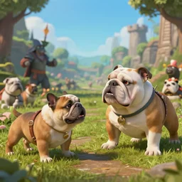 Bulldogs playing DnD