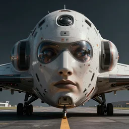 starship on the runway,  hyperrealistic mixed media, stunning 3d render inspired art by P. Craig Russell and Barry Windsor-Smith + perfect facial symmetry + dim volumetric lighting, 8k octane beautifully detailed render, post-processing, extremely hyperdetailed, intricate futuristic mechanic parts, epic composition, cinematic lighting + masterpiece, trending on artstation