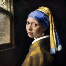 woman at the window by johannes vermeer