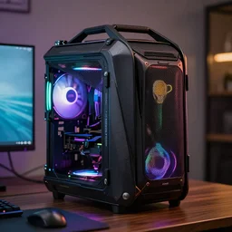photo of an rgb gaming jetpack