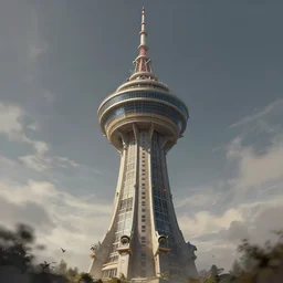 tower, digital, detailed, trending on artstation, artwork by greg rutkowski