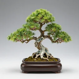 ceramic miniature bonsai, 8k, photo studio