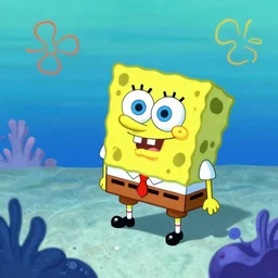 underwater isometric spongebob squarepants
