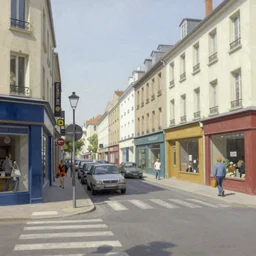 a street scene by gregoire boonzaier,
