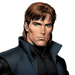 a portrait of magneto drawn by chris claremont, comic cover, artgerm