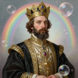 An extremely beautiful pre-raphaelite portrait of Grigori Rasputin, Soviet Russia, surreal, ultra detailed, intricate, elegant, digital art painting, artstation, concept art, smooth, sharp focus, illustration, regal, award winning picture, extremely detailed masterpiece, sense of awe, featured on artstation, Artgerm, effervescent punk kawaii-noir pastel bubbles, winning award piece, ethereal rainbows, Aetherpunk, Exquisite details