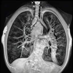 alveoli with interstitial lung disease, high detailed, 4 k,