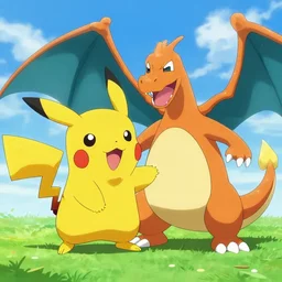 pikachu combined with charizard