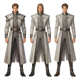 fashion sketches for fantasy male clothes, wizard, sharp focus, artstation, by gaston bussiere, augustus edwin john and john singer sargent and greg rutkowski