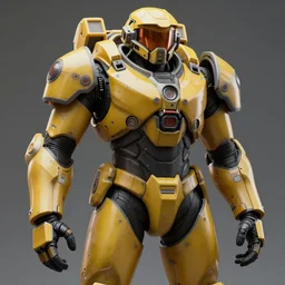 an experimental urban combat powered armor in the style of fallout power armor in the style of bubblegum crisis powersuits trending on artstation deviantart pinterest hyper detailed photorealistic highlights and shadow hd 8 k post - processing high resolution