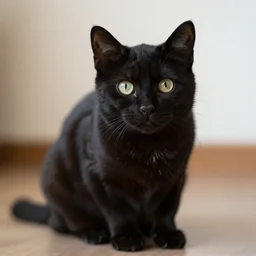 photo of a black cat