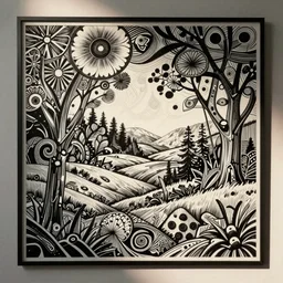 zentangle by jean dubuffet