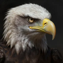eagle man, concept art, detailed face, fantasy, highly detailed, cinematic lighting, digital art painting by greg rutkowski
