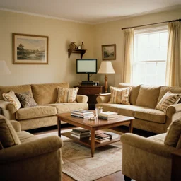 a typical american living room from 1 9 6 0