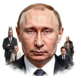 vladimir putin, prehistoric caveman, putin macabre face, by donato giancola and greg rutkowski and wayne barlow and zdzisław beksinski, realistic face, digital art