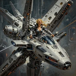 ultra realist intricate detailed painting of a female on a spaceship, blade runner, artstyle zdzislaw belsinki, craig mullins, mohrbacher, zaha hadid, exuberant elite nate, fine lighting, extravagant, dramatic lighting cgsociety, hyper extremism, golden ratio, ambient key art, octane rendering, unreal engine, weta digital, micro detail, structures ray tracing, very intricate details, 8 k resolution, volumetric lighting, award winning
