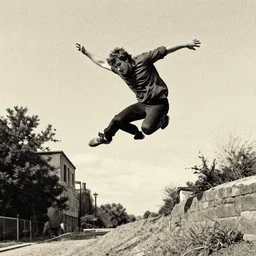 man jumping by Greg rutkowski