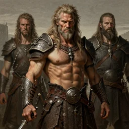 willem dafoe, nomad paladin, muscular and very strong, dungeons and dragons, masterpiece by edgar maxence and ross tran and michael whelan, gustav dore, 8 k, octane render