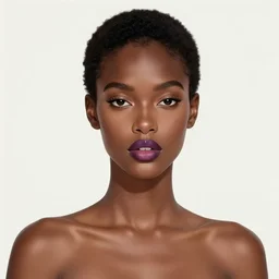 the portrait of a blueberry that resembles an absurdly beautiful, graceful, elegant, sophisticated young black woman, an ultrafine hyperdetailed illustration by kim jung gi, irakli nadar, intricate linework, bright colors, octopath traveler, final fantasy, unreal engine 5 highly rendered, global illumination, radiant light, detailed and intricate environment