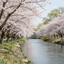 beautiful spring season photography trees and river award winning cinematography