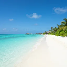 photo of the beach in the maldives