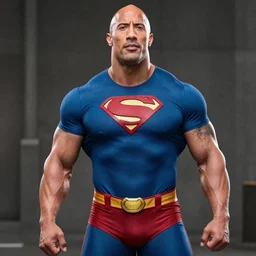 dwayne johnson as a super hero