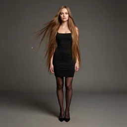 a gorgeous young demi moore with long soft hair in the style of stefan kostic, realistic, full body shot, wide angle, sharp focus, 8 k high definition, insanely detailed, intricate, elegant, art by stanley lau and artgerm, floating embers