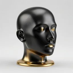 a head made out of melting metal, it is of black and golden and red color, it is wearing sunglasses and a hat, there are flowers all around it, there are butterflies made of thick glass everywhere, vogue cover style, greg rutkowski style