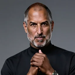 kanye west as steve jobs, photo realism