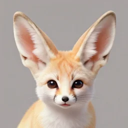 matte painting of a fennec with bunny ears, close portrait, super detailed, 8 k hdr, by greg rutkowski, trending on artstation, pastel colors, soft colors, low contrast