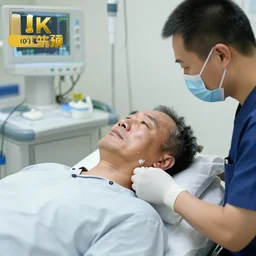 zhang zhongjing getting chemotherapy, ultra detailed, hdr, 8 k, professional photography