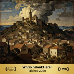 a city, 10th century painting