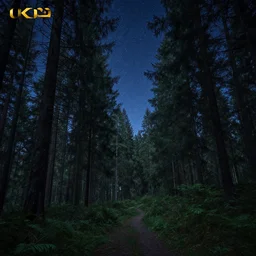 epic landscape, forest, clear starry night, 8 k uhd, unreal engine, octane render in the artstyle of kuindzhi