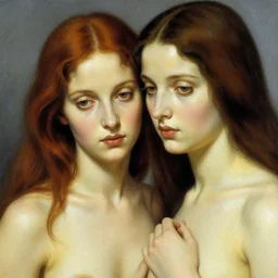 masterpiece closeup portrait of Adam and Eve in the style of Zdzislaw Beksinski