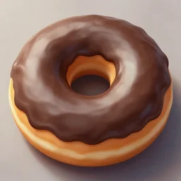 a smoothie flavored donut, diffuse lighting, fantasy, highly detailed, photorealistic, digital painting, artstation, illustration, concept art, smooth, sharp focus, in the style of tom bagshaw
